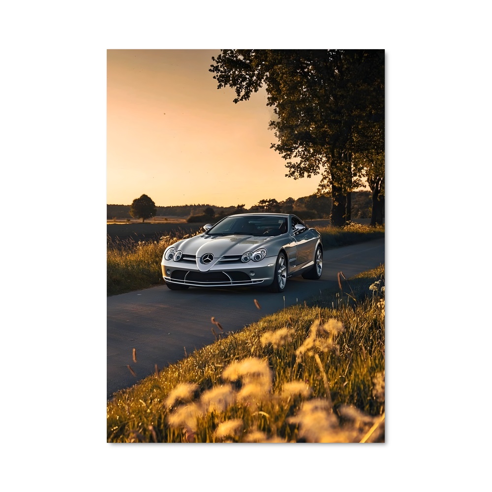 Poster magnifique Slr mclaren